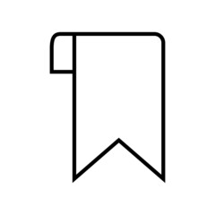 Bookmark line icon