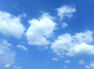 blue sky with clouds