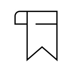 Bookmark line icon