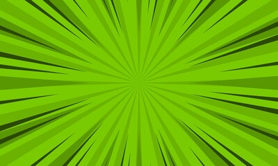 Fototapeta premium Blank comic cartoon green background template