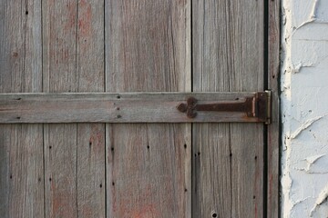 old wooden door