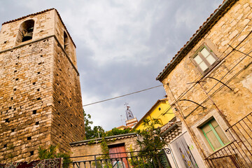Fototapeta na wymiar Castropignano, borgo medievale Molise