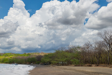 Looking the sea in Costa Rica, Papagayo gulf