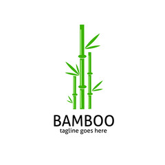 Illustration vector graphic of Template logo bamboo simple design