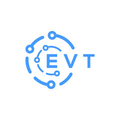 BVT technology letter logo design on white  background. BVT creative initials technology letter logo concept. BVT technology letter design.