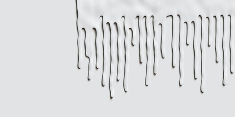 Paint dripping.Paint drips background. 3d illustration