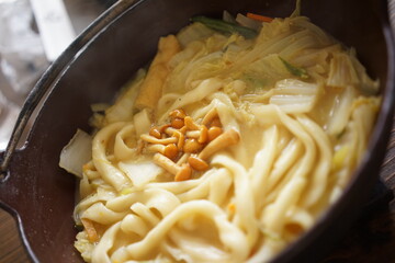 日本のほうとう鍋