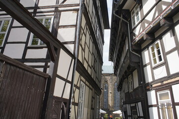 In the Middle Ages, property tax was calculated based on the size of the floor area of a house. In order to save on taxes, the houses in the city were expanded upwards.