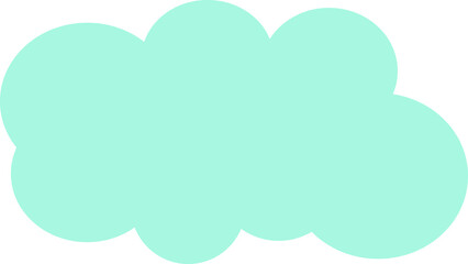 Blue sky and clouds. Vector illustration