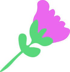 Obraz premium Flower Clipart Elements Vector Design