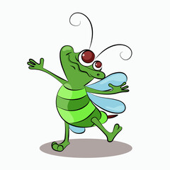 Art & Illustration dancing fly