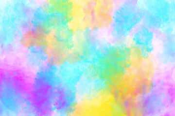 Abstract watercolor background in multicolored colors