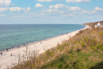 Beach Baltic resort (Ostseebad) Rerik in the state of Mecklenburg Western Pomerania (Mecklenburg Vorpommern) Germany