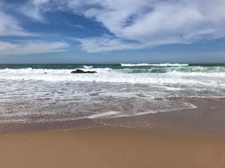 surfer on the beach
