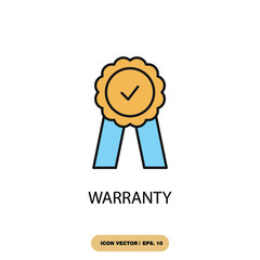 warranty icons  symbol vector elements for infographic web