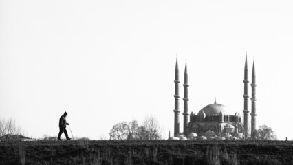 Obraz premium blue mosque