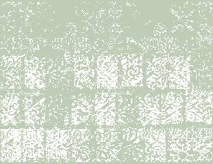 Vector Earth Modern tone colors with Carpet bathmat and Rug Boho style ethnic floral damask design pattern with distressed woven texture and effect Antique traditional  rug pattern floor covering 