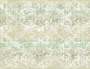 Vector Earth Modern tone colors with Carpet bathmat and Rug Boho style ethnic floral damask design pattern with distressed woven texture and effect Antique traditional  rug pattern floor covering 