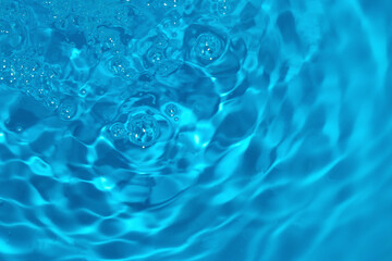 abstract blue ripple water background, creative summer design