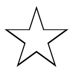 Obraz premium Star vector icon illustration eps - Vector