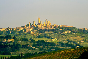 Obraz premium San Giminiano, Toscana, Italia
