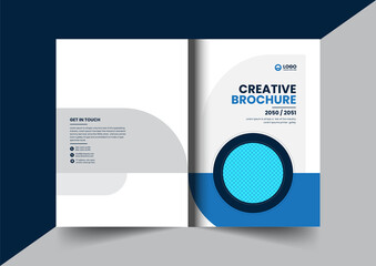 Corporate company profile brochure annual report booklet proposal cover page layout concept design