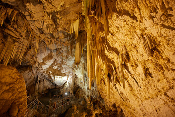 The caves in Antiparos, Cyclades Islands, Greece
