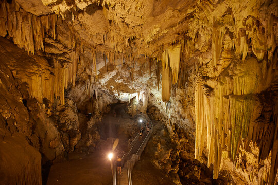 The caves in Antiparos, Cyclades Islands, Greece