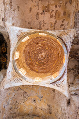 Ruins of a Byzantine monastery at Mystras in the Peloponnese. Greece.