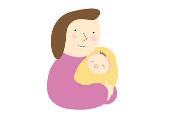 お母さんと赤ちゃん