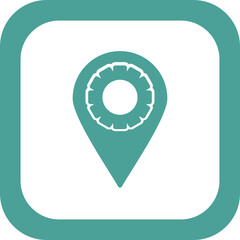 Obraz premium Location Pin Icon