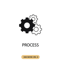 process icons  symbol vector elements for infographic web