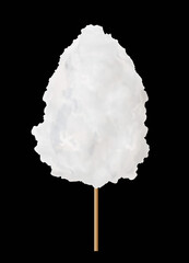 flauschige schneeweiße Zuckerwatte für Kirmes Fans