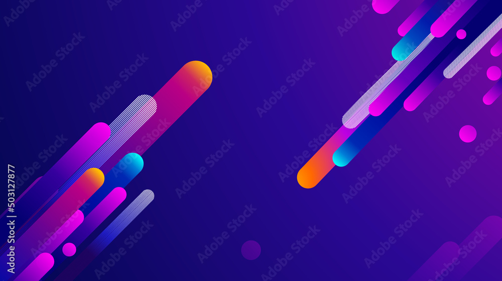 Poster colorful shapes wavy backdrop. fluid gradient background vector. 3d vector.