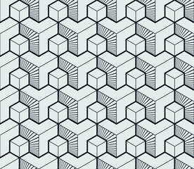 Seamless geometric vector pattern background