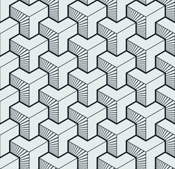 Seamless geometric vector pattern background