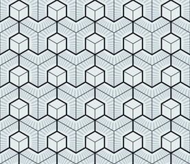 Seamless geometric vector pattern background