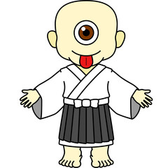 一つ目小僧のイラスト