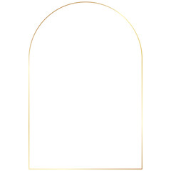 Gold elegant rounded rectangle frame