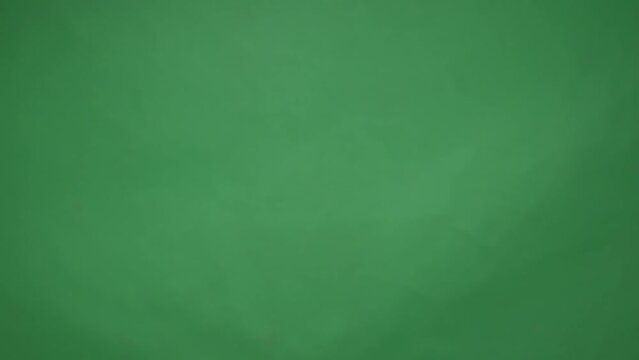 Hand Push Pulm Touch On Green Screen Background
