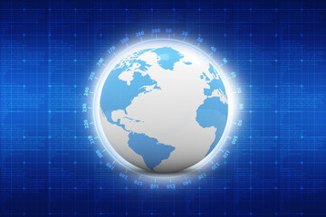 3d illustration of Data sharing concept