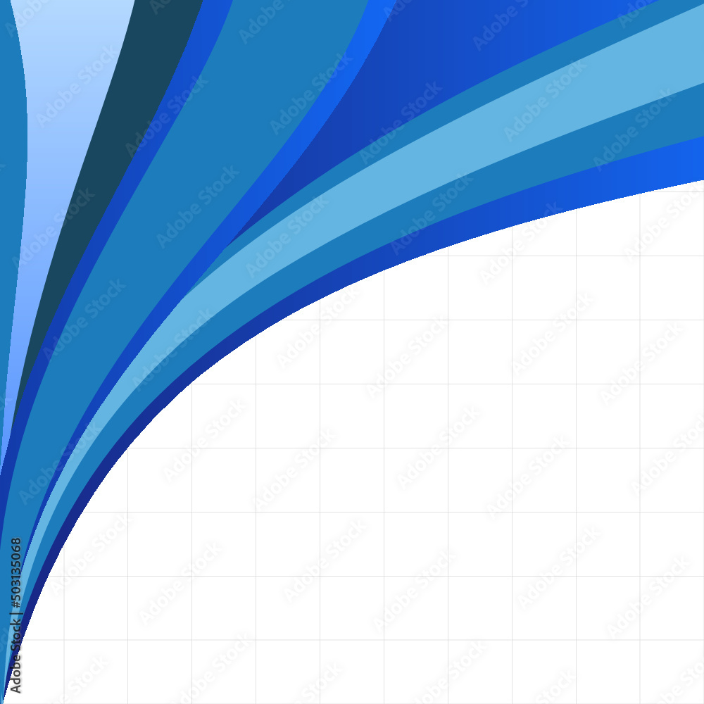 Poster blue abstract curve shape background vector.