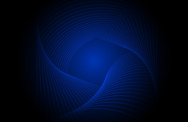 Naklejka premium Abstract graphic composed of colorful element lines, vector illustration