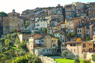 Fototapeta premium Siena, palazzi