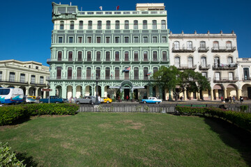 Exterior of the Hotel Saratoga in Havana,Cuba