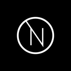 Initial N Letter Logo Design Vector Template. Abstract Letter N Logo Design Vector Illustration.