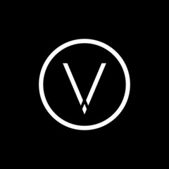 Initial V Letter Logo Design Vector Template. Abstract Letter V Logo Design Vector Illustration.