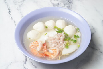 seafood fishball noodle
