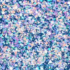 Abstract multicolored painted splashes, splotches, spots, blots and smudges