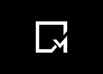 CM capital logo. letter CM capital business for company - obrazy, fototapety, plakaty